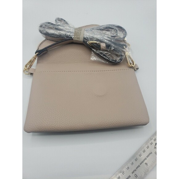 MIA K PINK CROSSBODY MAUVE PURSE GOLD TONE ACCENTS‎ - Picture 8 of 14